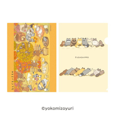 なんでもいきもの クリアファイル / ふさしっぽエリア