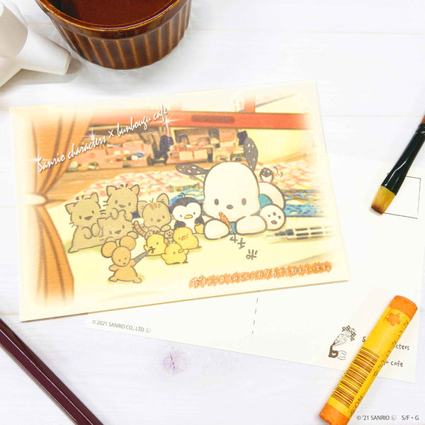 『サンリオ』写真モチーフポストカード4 ポチャッコ、チョッピ、ピーちゃんズ、プレーリーズ、サミュ、ポンチ