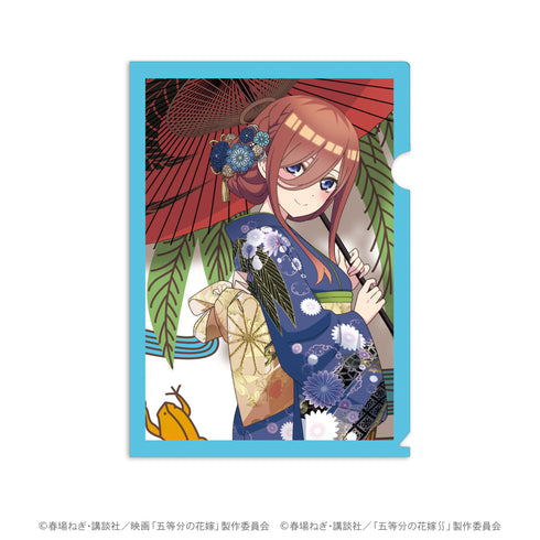 『映画 五等分の花嫁』花札柄クリアファイル 中野三玖