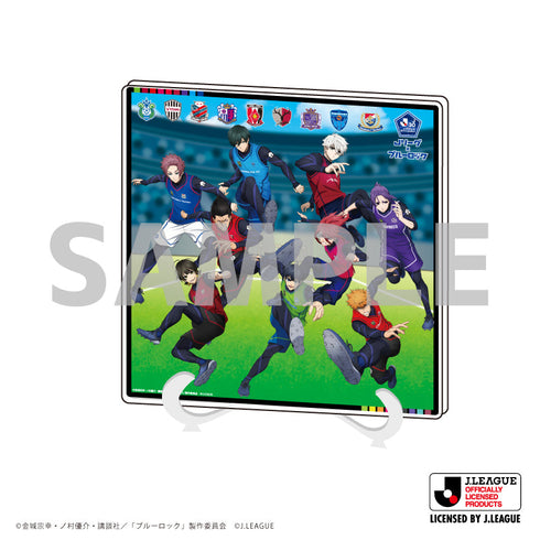 TVアニメ『ブルーロック』×Jリーグ アクリルアートボード 01/集合デザインA(描き下ろしイラスト)