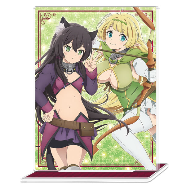 「異世界魔王と召喚少女の奴隷魔術Ω」シェラ&レム アクリルポートレート