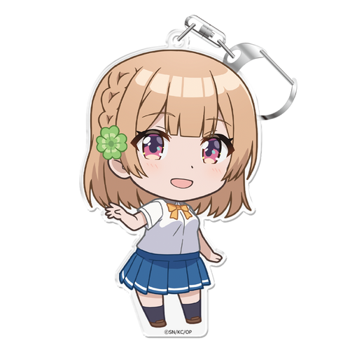 「幼なじみが絶対に負けないラブコメ」志田黒羽 ぷにこれ!キーホルダー(スタンド付)