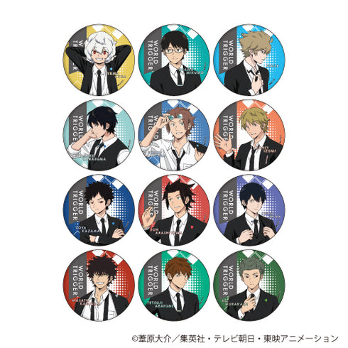 『ワールドトリガー』缶バッジ 08/スーツver. BOX (全12種)(描き下ろし)