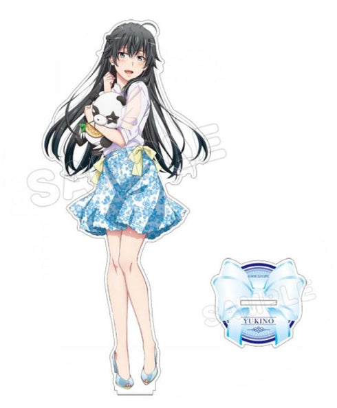 『果然我的青春恋爱喜剧搞错了。完』亚克力手办L 雪之下雪乃花朵图案