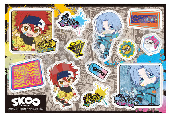 「SK∞ エスケーエイト」 ウォールステッカー 暦 & ランガ graffiti ver.