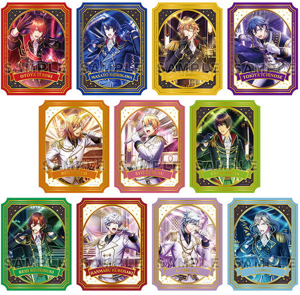 『うたの☆プリンスさまっ♪ Shining Live』トレーディング箔押しステッカー 白き焔、黒き嵐 アナザーショットVer. BOX