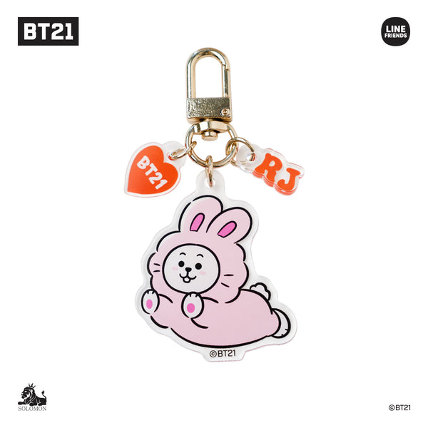 『BT21』RABBIT アクリルキーリング RJ