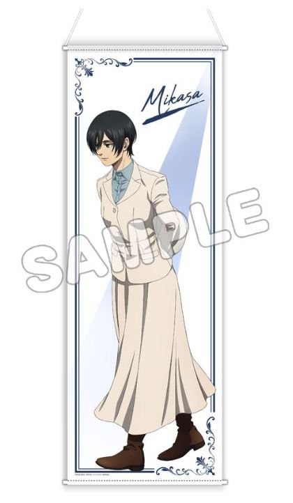 『進撃の巨人』描き下ろしほぼ等身大タペストリー ミカサ