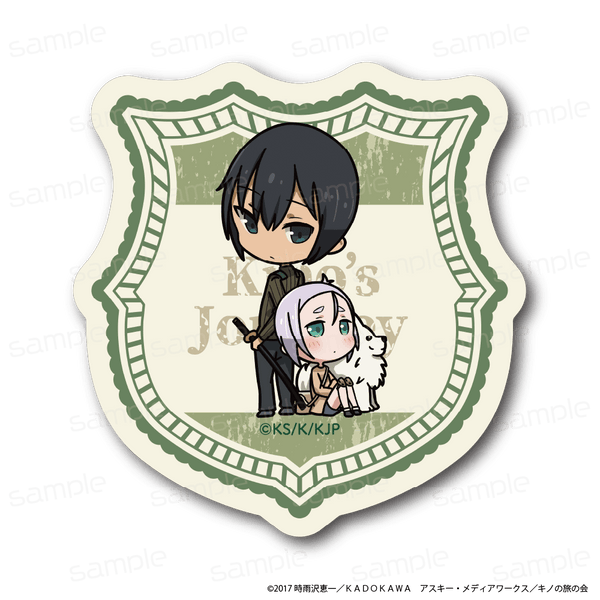 『キノの旅 -the Beautiful World-the Animated Series』耐候キャラステッカー【シズ&陸&ティー】