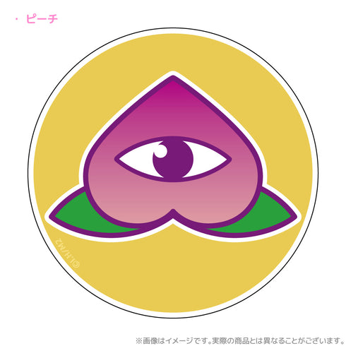 『まちカドまぞく 2丁目』マグネットリフレクター ピーチ