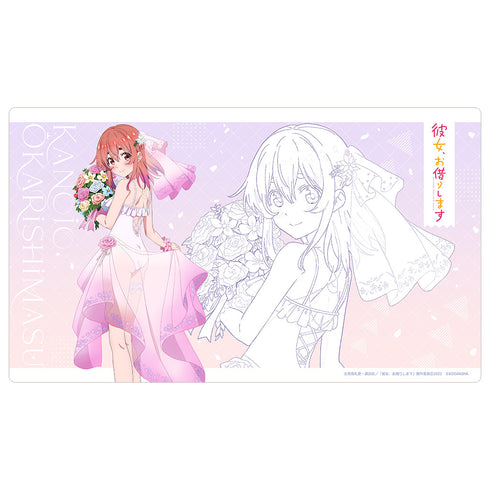 『彼女、お借りします』描き下ろしラバーマット (桜沢墨 ウエディング水着)