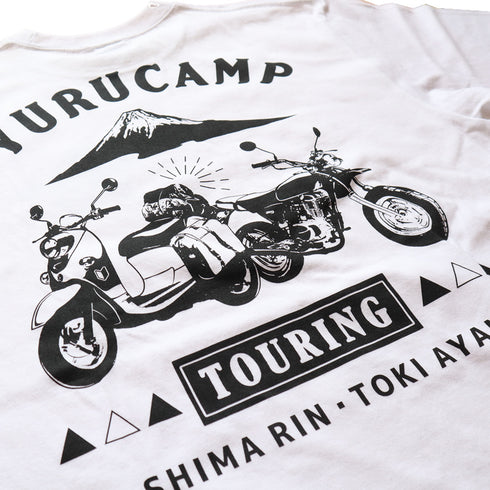 『ゆるキャン△』ゆるキャン△ TOURING Tシャツ ホワイト