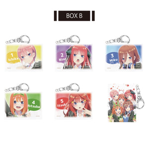 『五等分の花嫁∬』ミニチュアキャンバスキーホルダー 01 第1弾 B (全6種) BOX