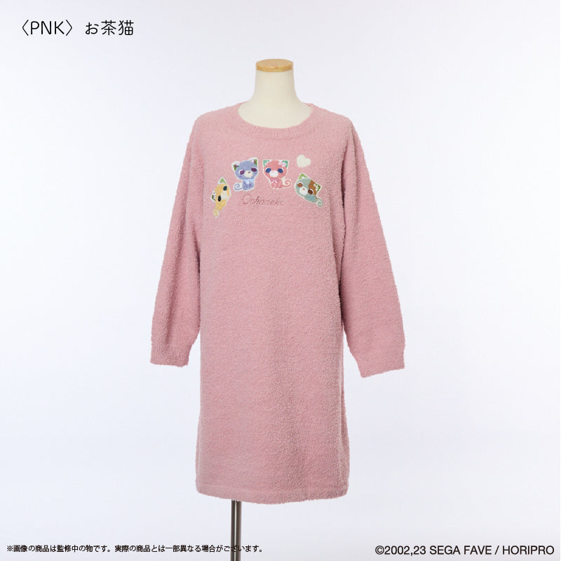 『お茶犬』ルームウェアワンピース (レディース)  PNK