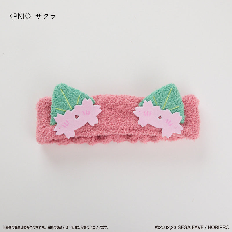 『お茶犬』ヘアバンド  サクラ