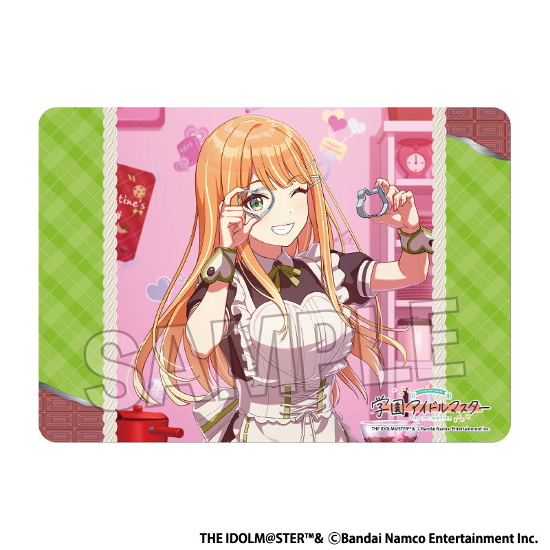 『学園アイドルマスター』イラストプレイマットNT Tame-Lie-One-Step '25バレンタイン 紫雲清夏