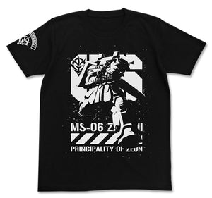 『機動戦士ガンダム サンダーボルト』サンダーボルト版ザクTシャツ/BLACK