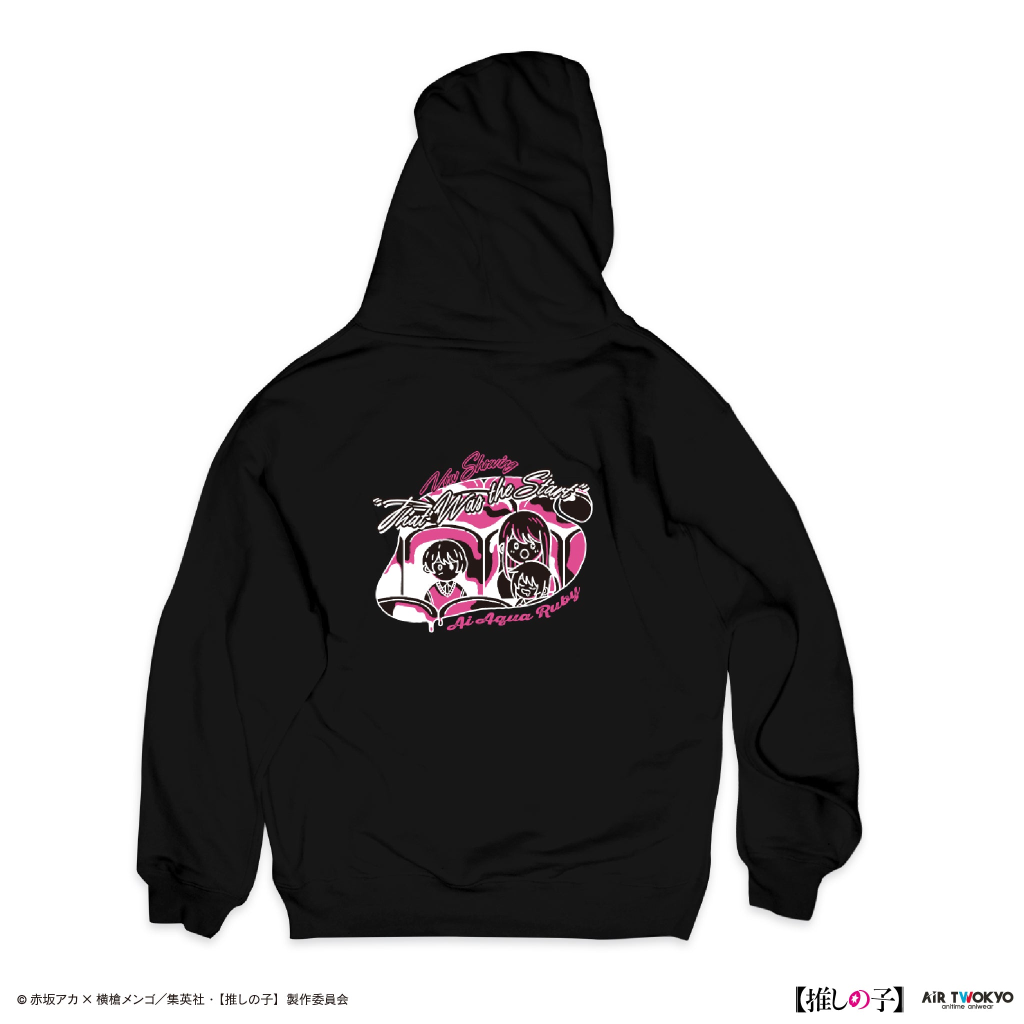 『【推しの子】』TVアニメ第2弾 モノトーンシーンイラストパーカー 1(アイ)ブラック