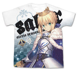 『Fate/Grand Order』アルトリア・ペンドラゴン フルグラフィックTシャツ WHITE【202406再販】