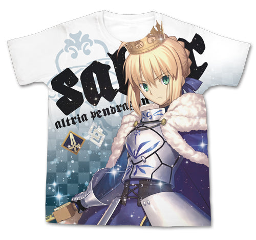 『Fate/Grand Order』アルトリア・ペンドラゴン フルグラフィックTシャツ WHITE