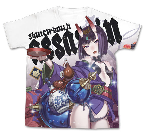 『Fate/Grand Order』アサシン/酒呑童子フルグラフィックTシャツ WHITE【202406再販】