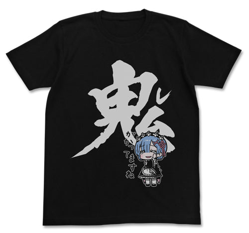 『Re:ゼロから始める異世界生活』レム 鬼がかってますねTシャツ