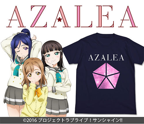 『ラブライブ！サンシャイン!!』 AZALEA Tシャツ/NAVY