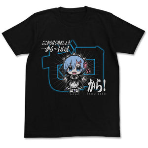 『Re:ゼロから始める異世界生活』レム ゼロからTシャツ【202405再販】