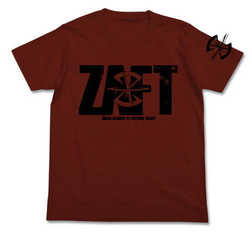 『機動戦士ガンダムSEED』ザフトロゴ Tシャツ BURGUNDY【202405再販】