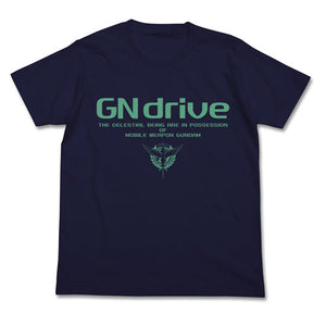 『機動戦士ガンダム00』GNドライヴ Tシャツ/NAVY【202405再販】