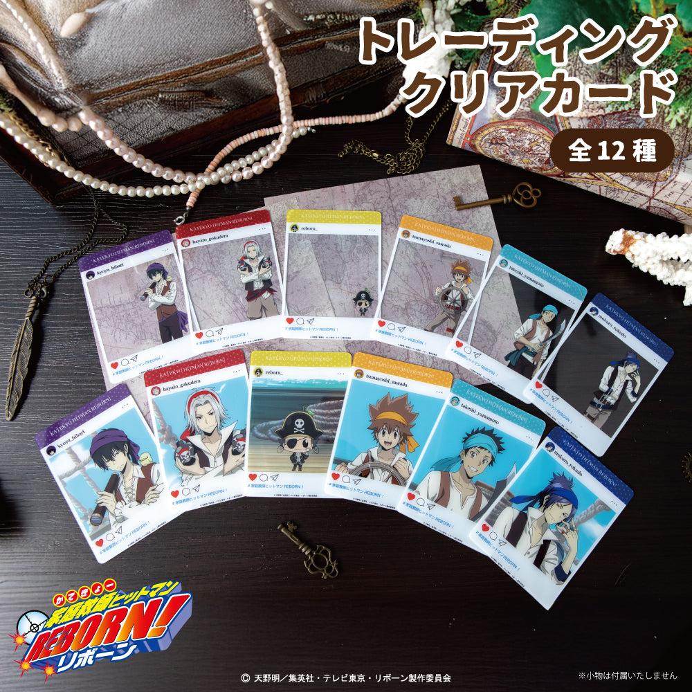 『家庭教師ヒットマンREBORN!描き下ろし パイレーツ衣装』トレーディングクリアカードBOX(全12種)