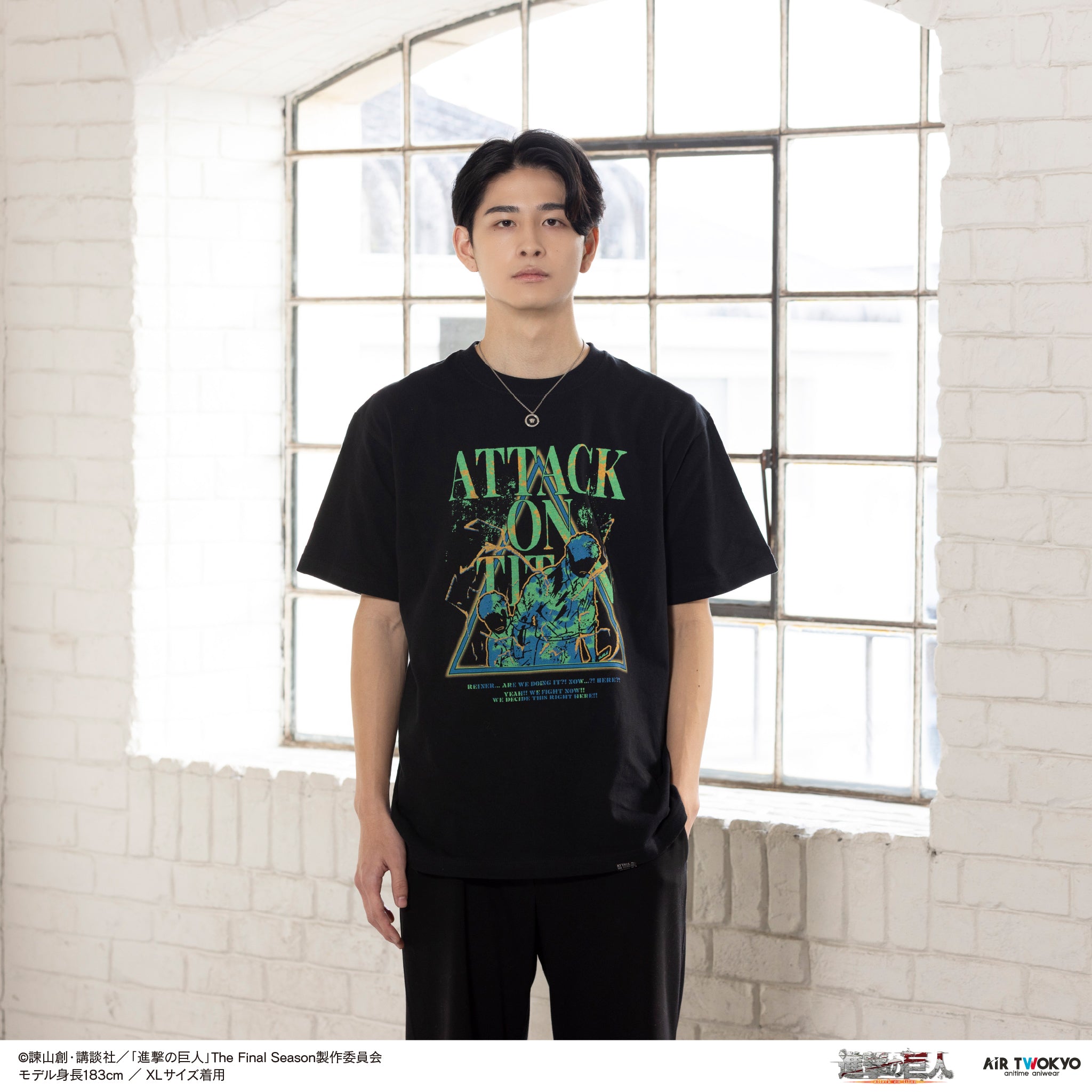 『進撃の巨人』TVアニメ 第11弾 シーンイラストTシャツ 1(ライナー&ベルトルト)