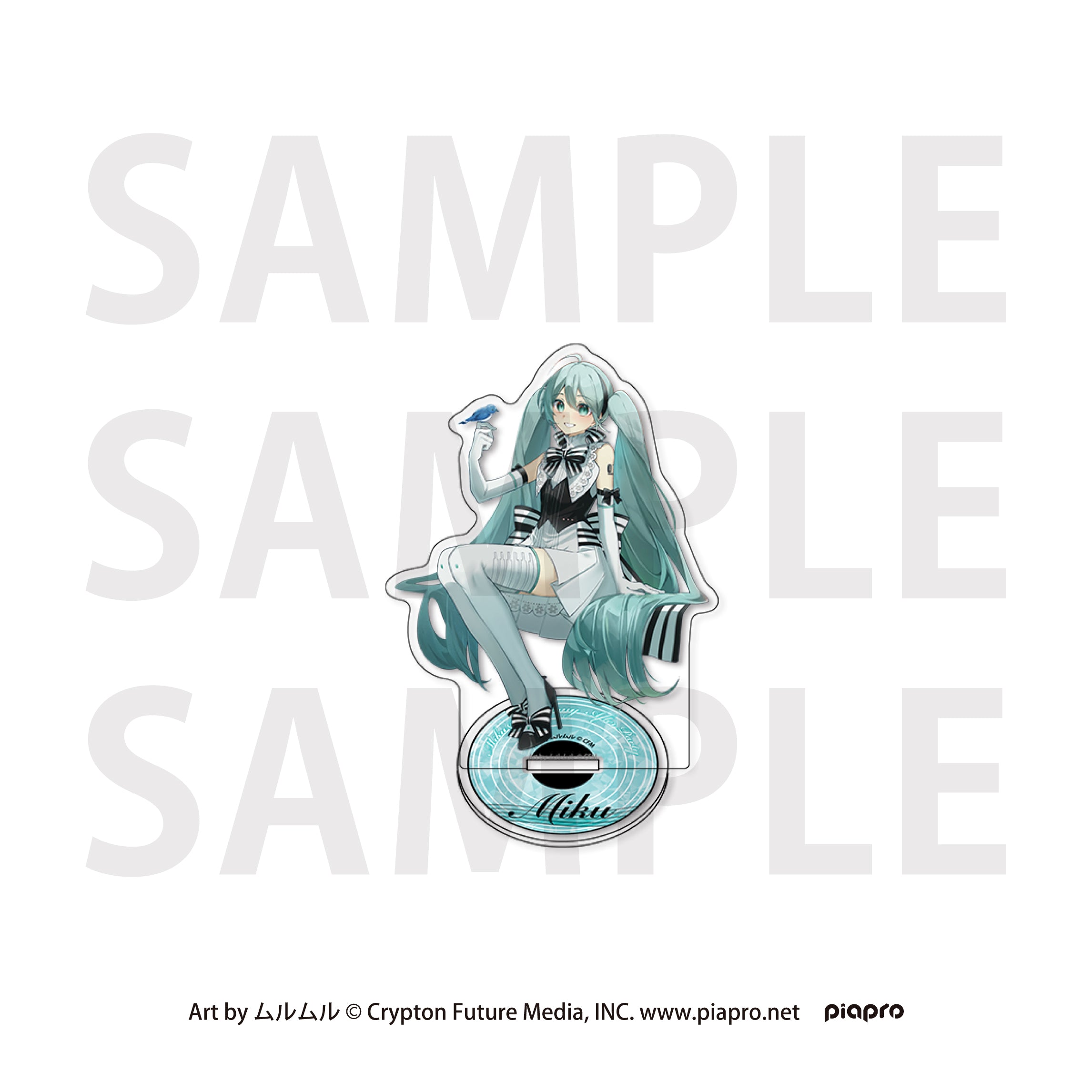 『初音ミクシンフォニーコラボカフェ』「After Party in Yokohama」等身アクリルスタンド 初音ミク