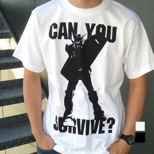 『機動戦士ガンダム』can you survive? Tシャツ WHITE【202405再販】