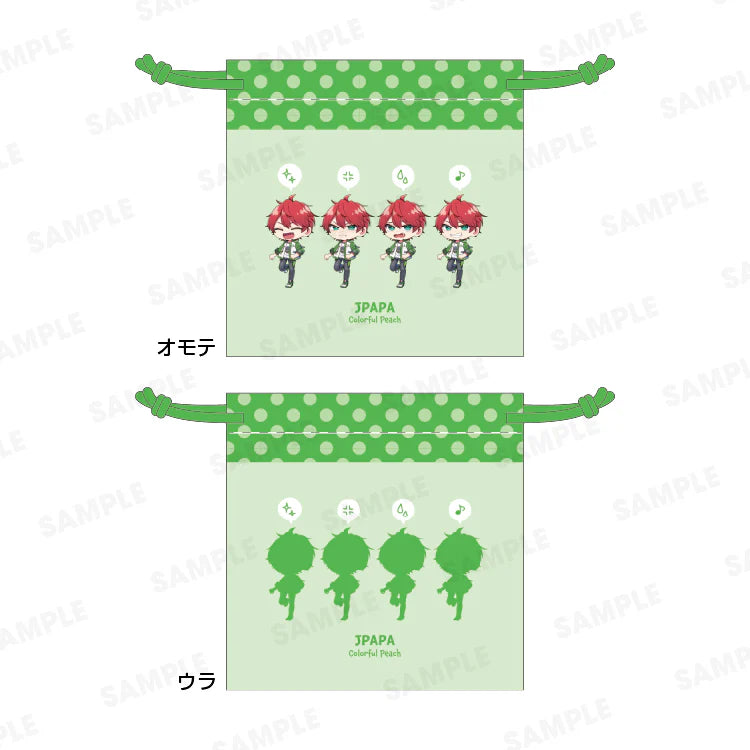 『カラフルピーチ』からぴちコレクションVol.2  きんちゃくポーチ じゃぱぱ Ver.