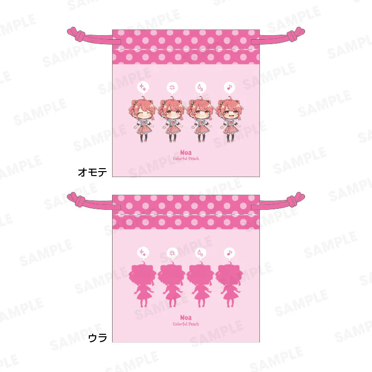 『カラフルピーチ』からぴちコレクションVol.2  きんちゃくポーチ のあ Ver.