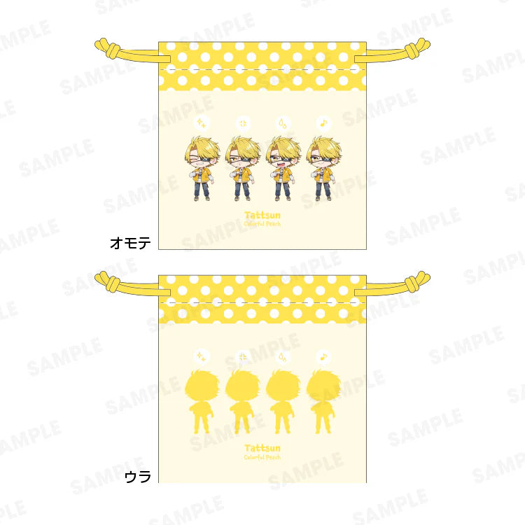 『カラフルピーチ』からぴちコレクションVol.2  きんちゃくポーチ たっつん Ver.