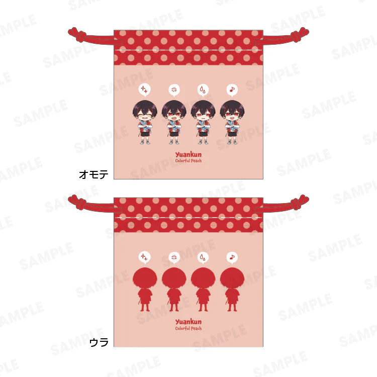 『カラフルピーチ』からぴちコレクションVol.2  きんちゃくポーチ ゆあんくん Ver.