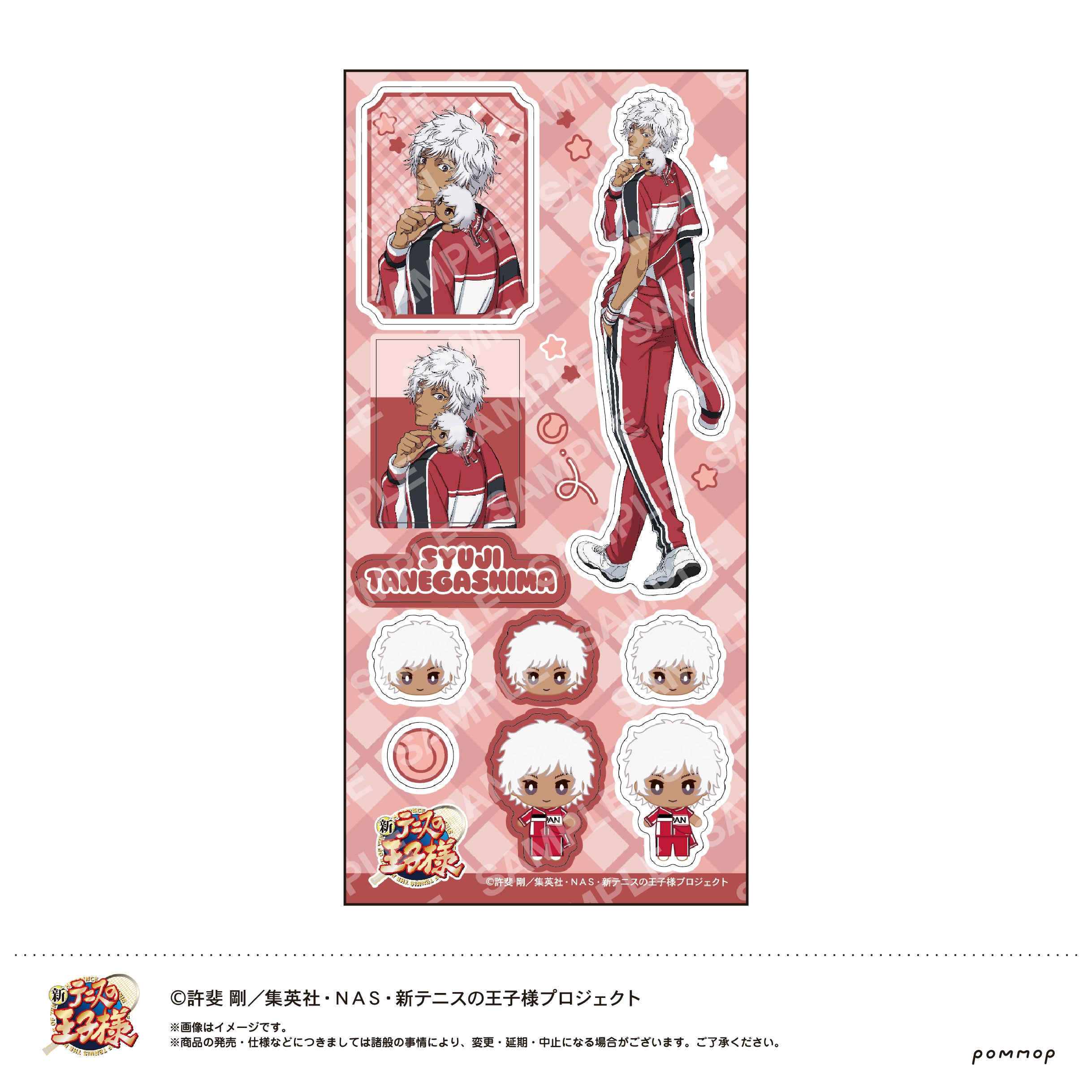 テニプリ　新テニスの王子様　おきぬい　缶バッジ　種ヶ島修二　匿名配送 新テニスの王子様_おきがえぬいぐるみといっしょセット第3弾（H