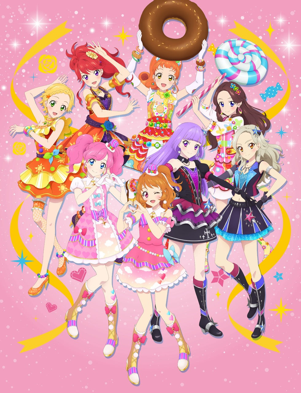 【30】アイカツスターズ　グリッターガラポン　ゆめ&ローラ セット 缶バッジ 商品紹介 | 株式会社ソル・インターナショナル