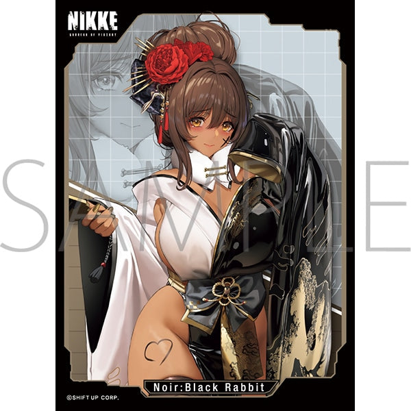 『勝利の女神:NIKKE』きゃらスリーブコレクション マットシリーズ「ノワール：ブラックラビット」(No.MT2113)