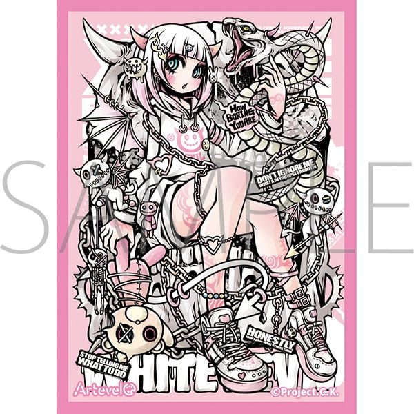 『Artevelo』カードスリーブ Project.C.K. 「shiroakuma」（art-016）