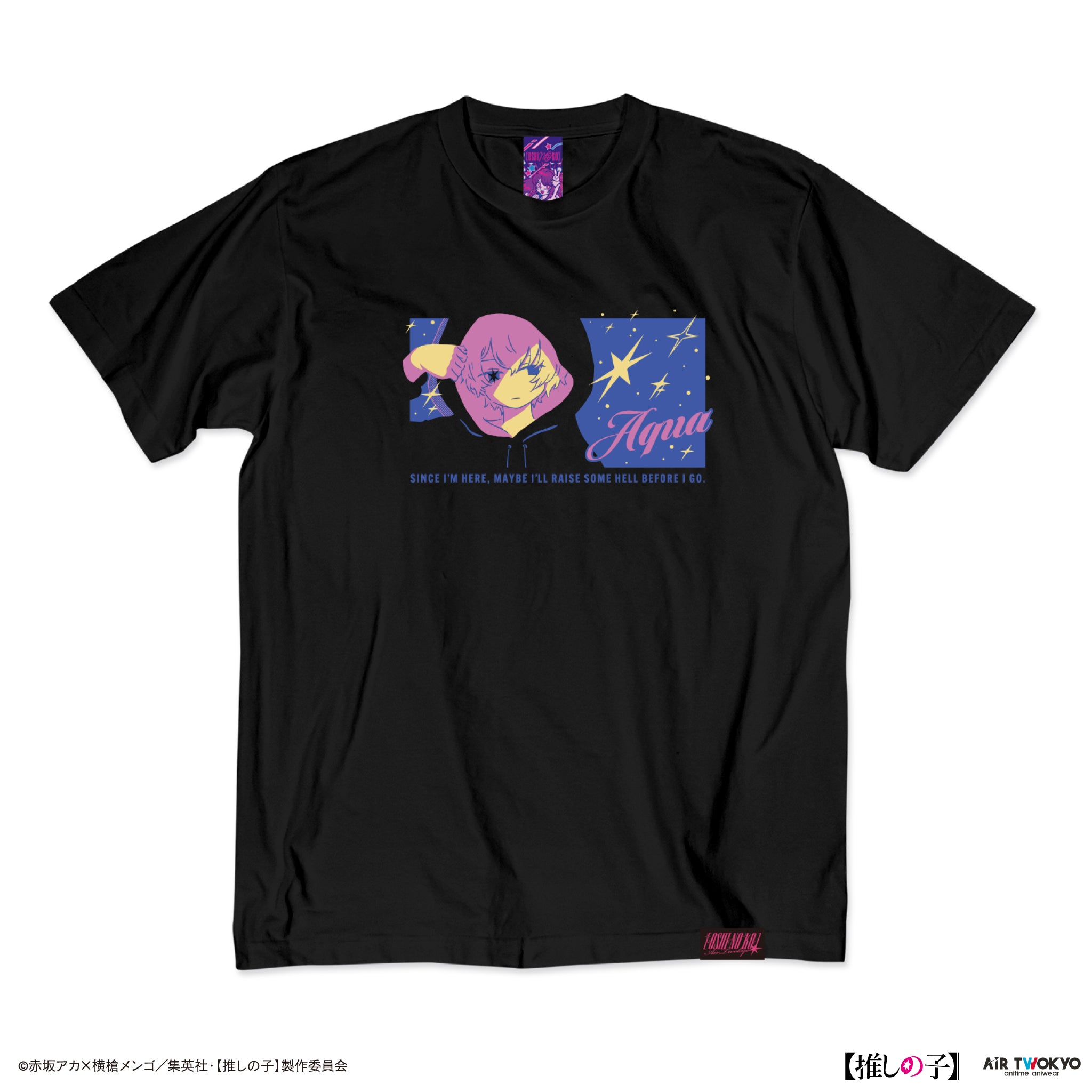 『【推しの子】』第１弾 レトロポップTシャツ 2（アクア）
