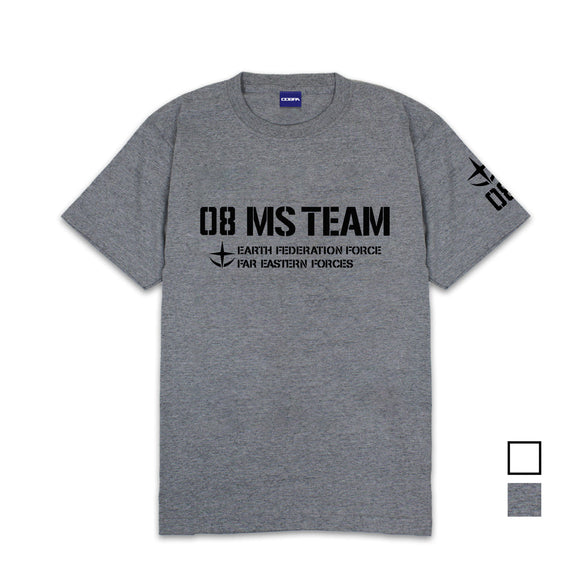 『機動戦士ガンダム第08MS小隊』第08MS小隊 ヘビーウェイトTシャツ/MIX GRAY【202405再販】