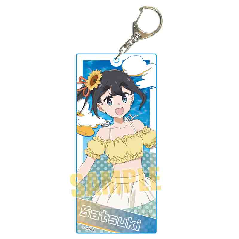 『mono』ちょいデカアクリルキーホルダー /雨宮 さつき(水着で海!)