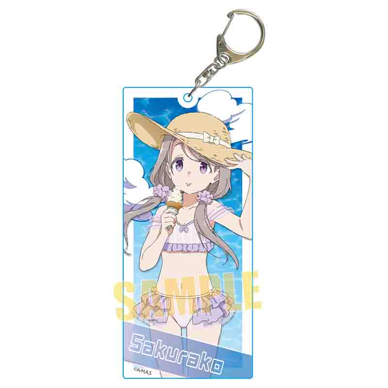 『mono』ちょいデカアクリルキーホルダー /敷島 桜子(水着で海!)