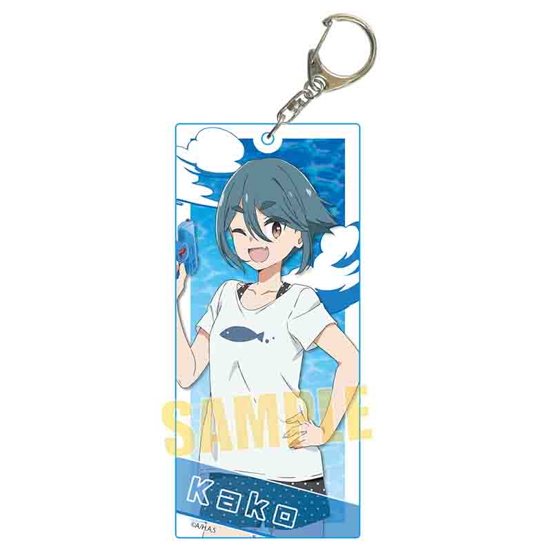 『mono』ちょいデカアクリルキーホルダー /駒田 華子(水着で海!)