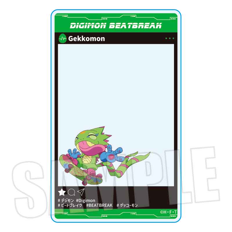 『DIGIMON BEATBREAK』アクリルカード /ゲッコーモン Skater ver.