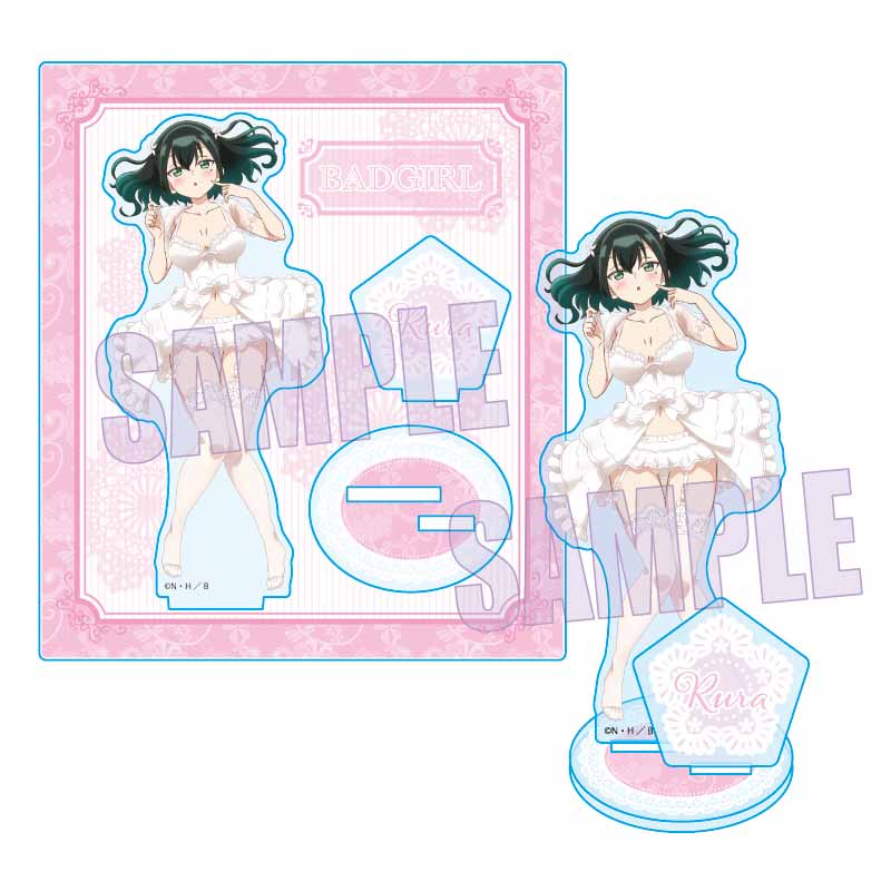 『ばっどがーる』アクリルスタンド /瑠璃葉 るら ネグリジェver.