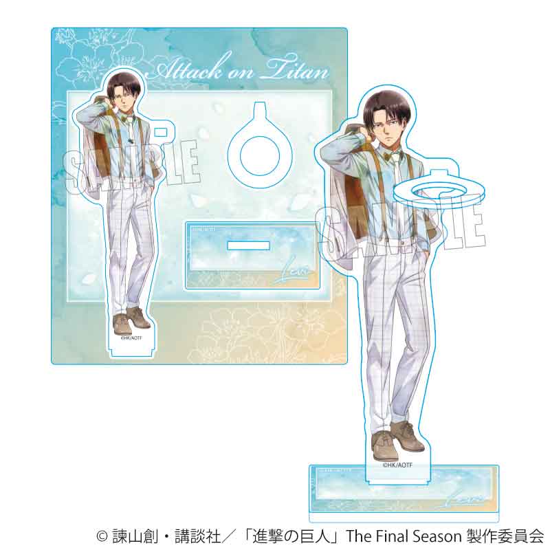 進撃の巨人』リヴァイ 場面写缶バッジ5個セット vol.2【202607再販